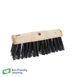 Wooden Broom Round Yard PVC FSC 13"