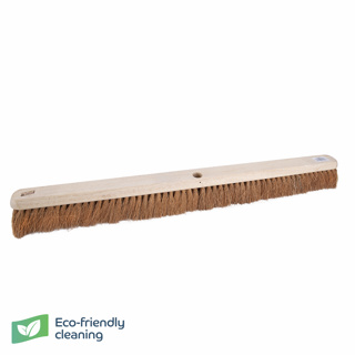 Wooden Broom Platform Soft Coco FSC  36"