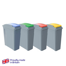 Eco Waste Recycling Bin & Lid 25L