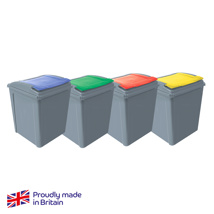 Eco Waste Recycling Bin & Lid 50L