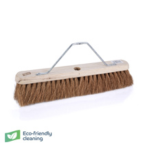 Wooden Broom Platform Soft Coco & Metal Stay FSC 1