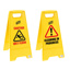 Standard Safety Floor Sign Caution Wet Floor/Clean