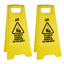 Standard Safety Floor Sign Cleaned & Disinfected