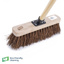 Wooden Broom Flat Stiff Bassine 11.5" Socket & Han